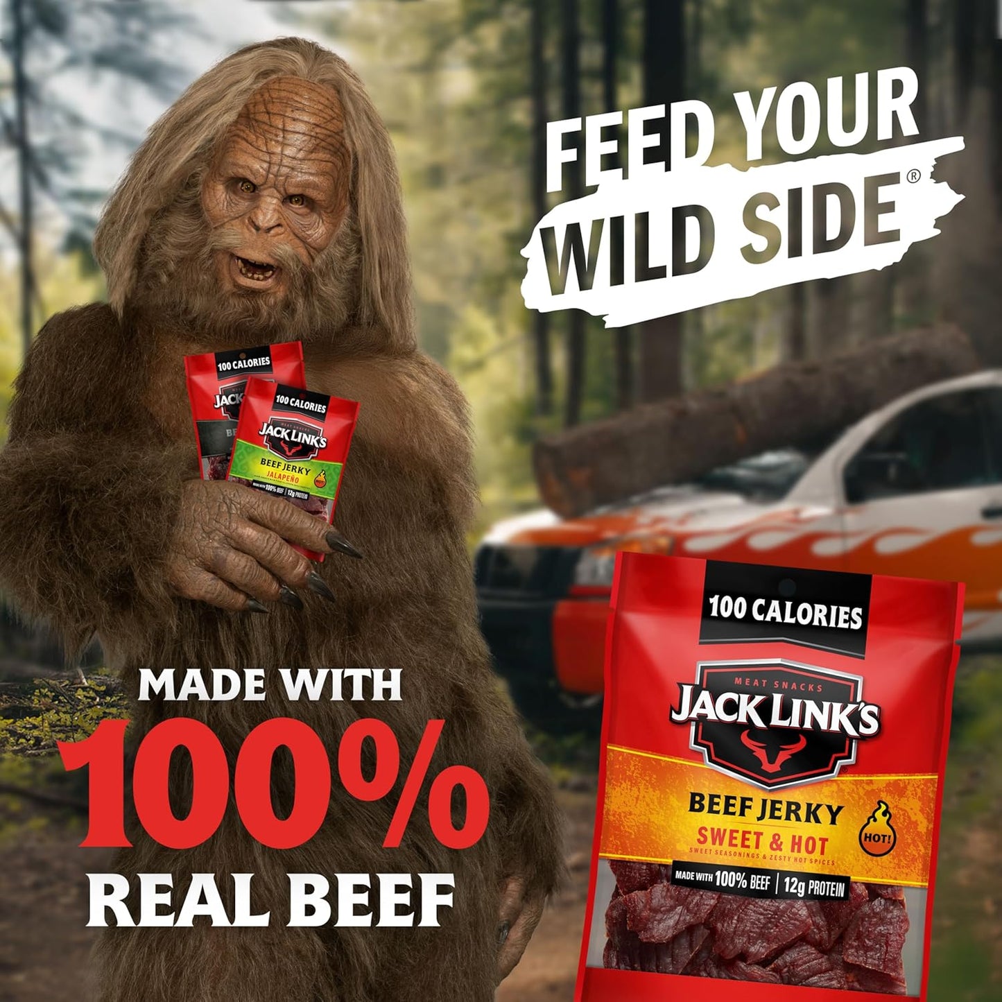 Bold Beef Jerky Variety Pack – Sweet & Hot, Jalapeno & Peppered, 15-Pack, 1.25 oz Each